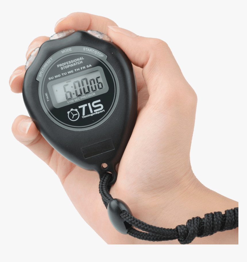 Digital Stopwatch In Hand, HD Png Download, Free Download