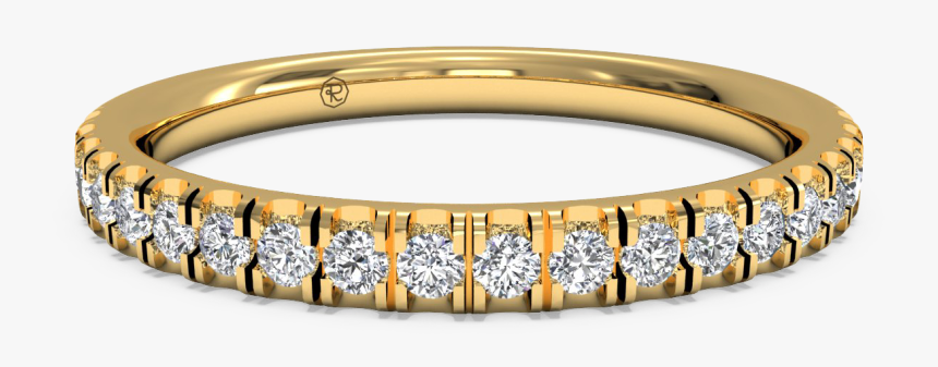 Women"s French-set Diamond Wedding Ring - Bangle, HD Png Download, Free Download