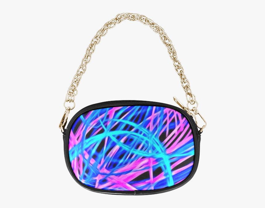 Neon Light Show, Blue Chain Purse - Handbag, HD Png Download, Free Download