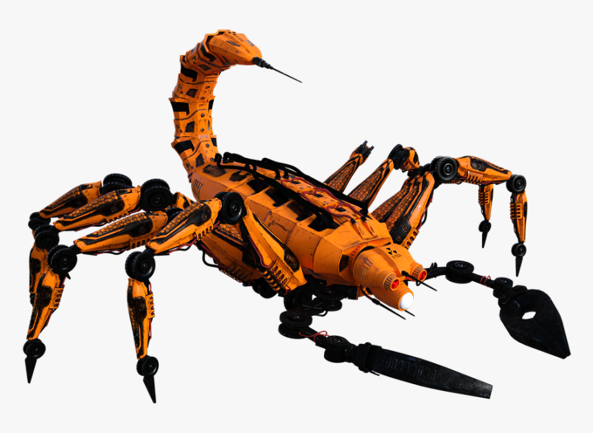 Scorpio, Arachnid, Gliederfüsser, Fatal, Mechanics - Scorpion, HD Png Download, Free Download