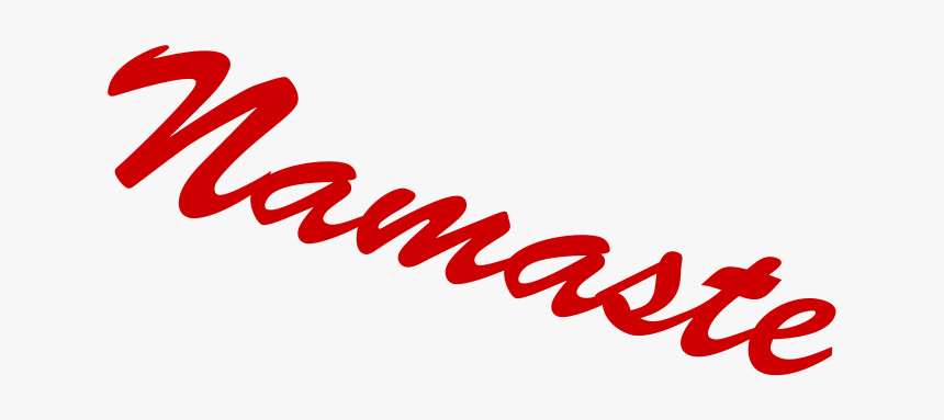 Namaste Transparent Free Png - Calligraphy, Png Download, Free Download