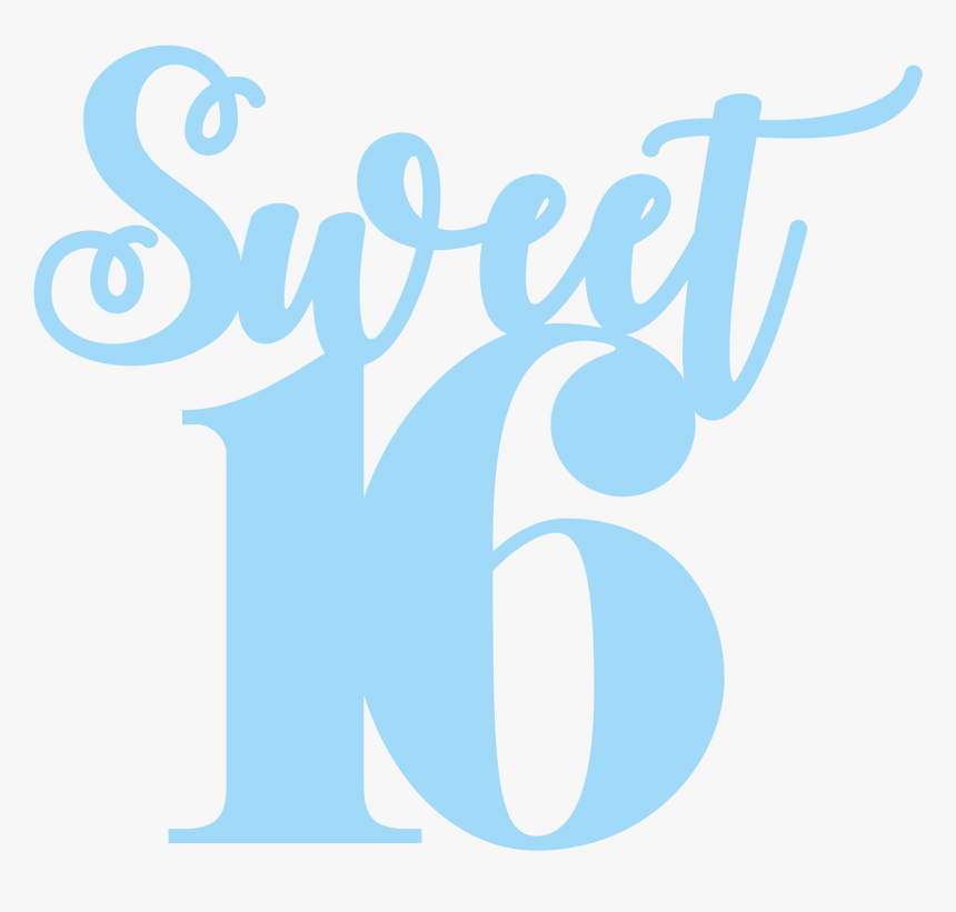 Sweet 16 Png - Transparent Sweet Sixteen Sweet 16 Png, Png Download, Free Download