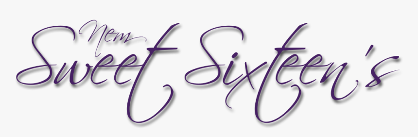 Sweet Sixteen Logo Nem Events - Sweet Sixteen Png, Transparent Png, Free Download