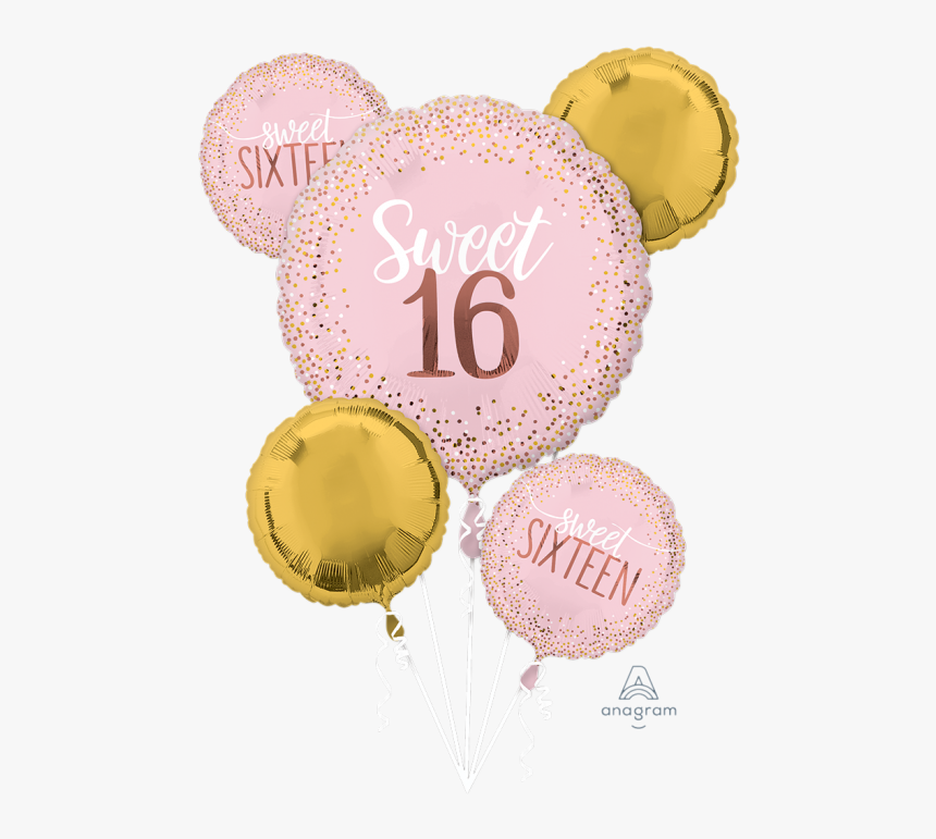 Sweet 16 Balloons, HD Png Download, Free Download