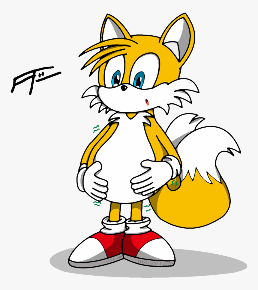 I Guess I Need Something To Settle My Stomach By Frankrt - Miles Tails Prowers Inflation, HD Png Download, Free Download