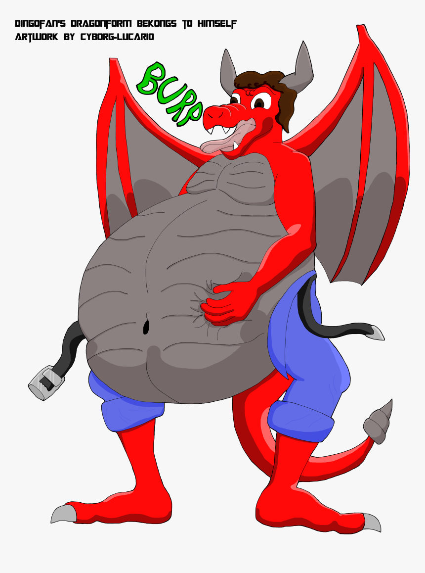 Com A Big Belly Dragon Weasyl - Belly Fat Dragon, HD Png Download, Free Download