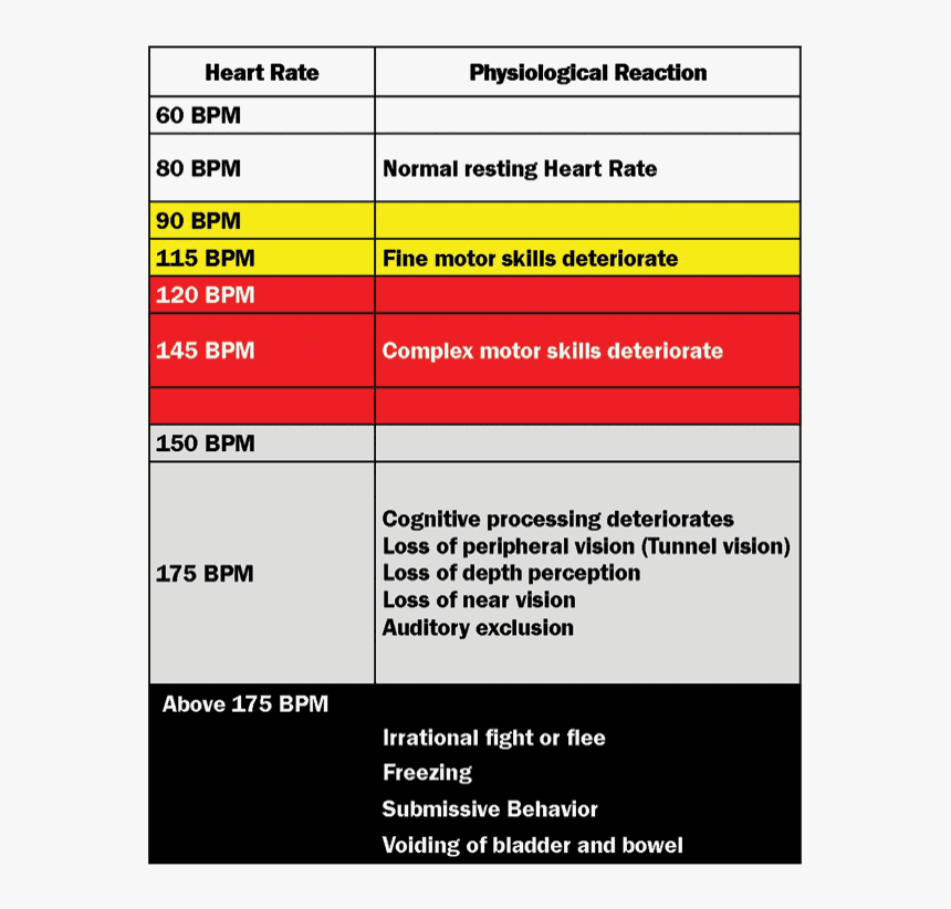 Stress Heart Rate Chart, HD Png Download, Free Download