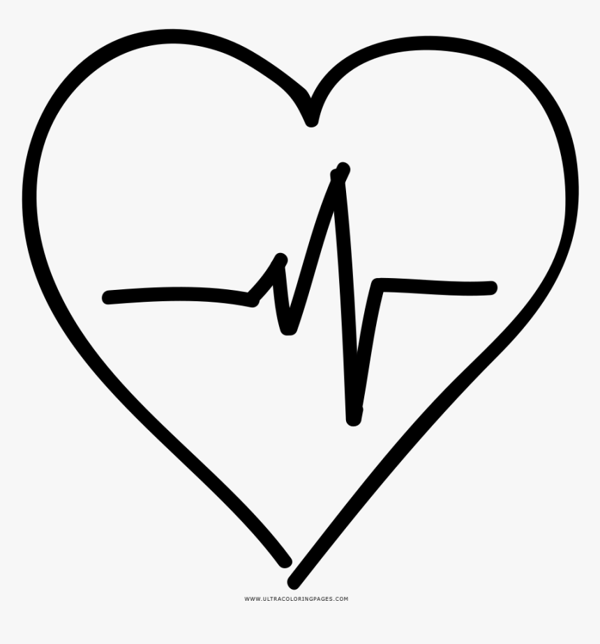 Heart Rate Coloring Page, HD Png Download, Free Download