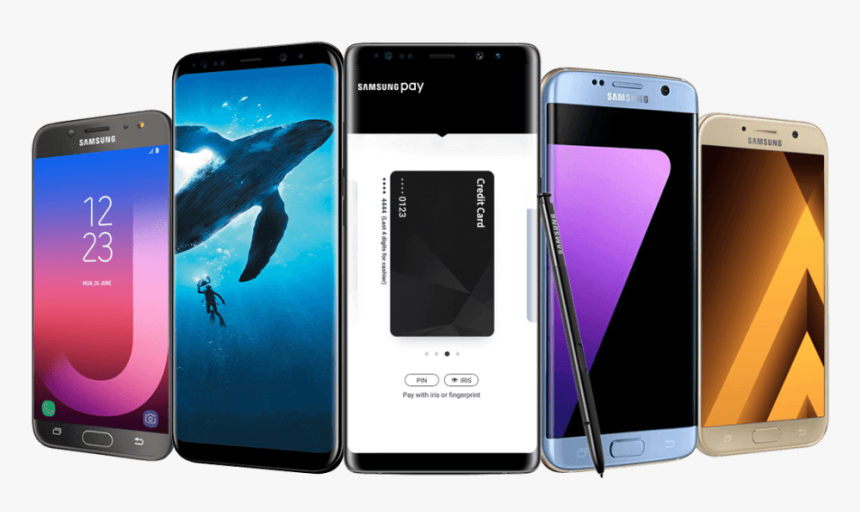Samsung Android Models - Samsung Mobile Phones Png, Transparent Png, Free Download