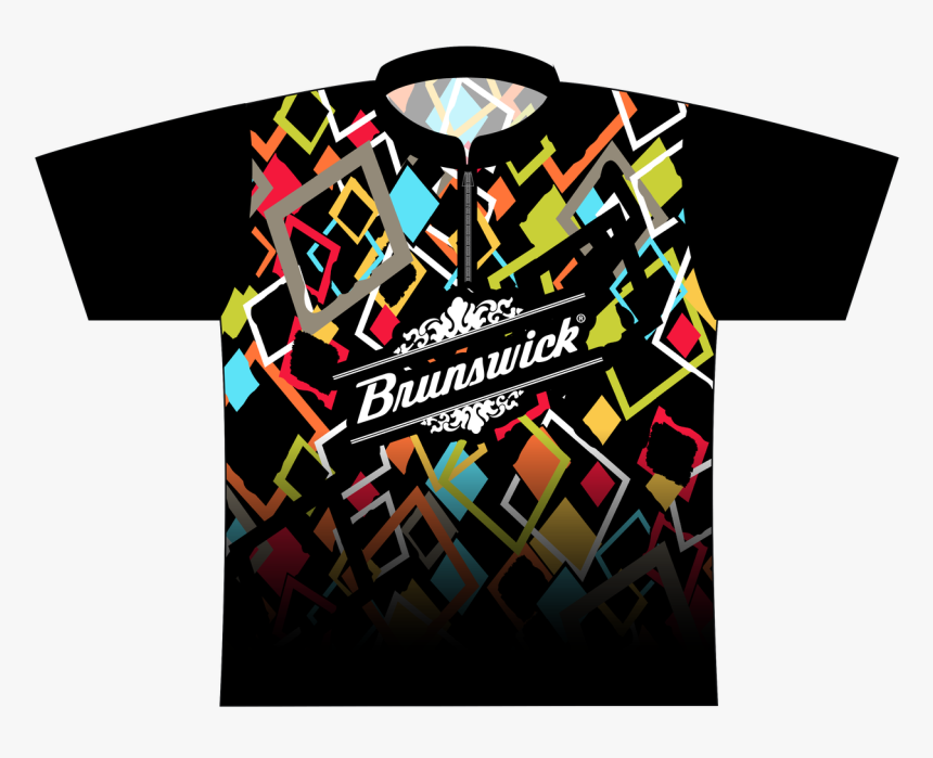 Dye Sublimation Blank Apparel - Brunswick Bowling Jersey, HD Png Download, Free Download