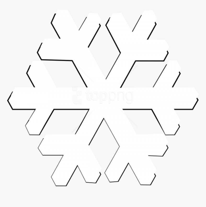 Snowflake Png Transparent Background - White Snowflake Vector Png, Png Download, Free Download