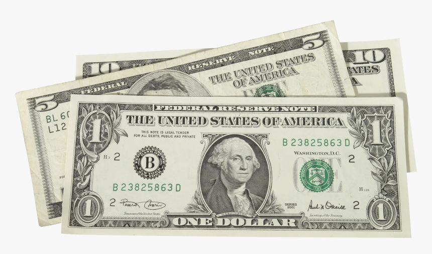 1 Dollar Bill Clip Art - Dollar Bill Transparent Background, HD Png Download, Free Download