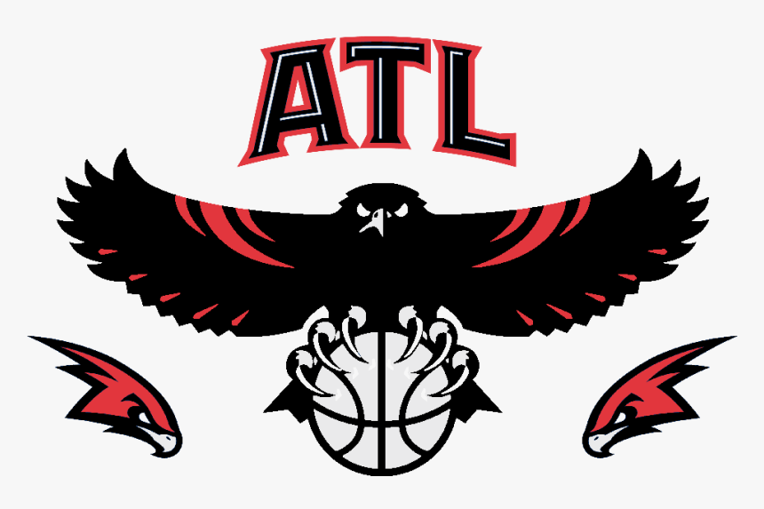 Download Atlanta Hawks Png Free Download For Designing - Basketball Teams Logo Png, Transparent Png, Free Download