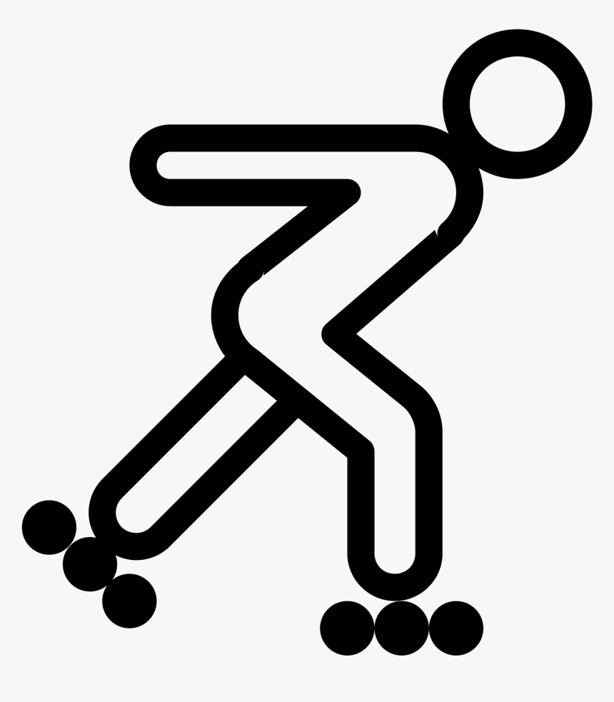 Roller Skating Icon - Roller Skating Skating Png, Transparent Png, Free Download