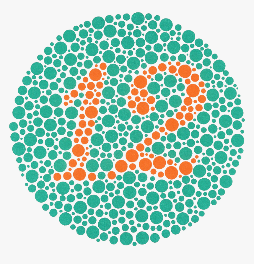 Ishihara 1 - Colour Blind Test, HD Png Download, Free Download