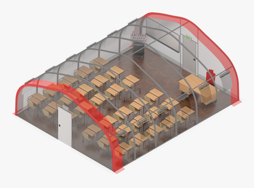 Alaska Structures Hgx-series Modular Classroom Buildings - Lumber, HD Png Download, Free Download