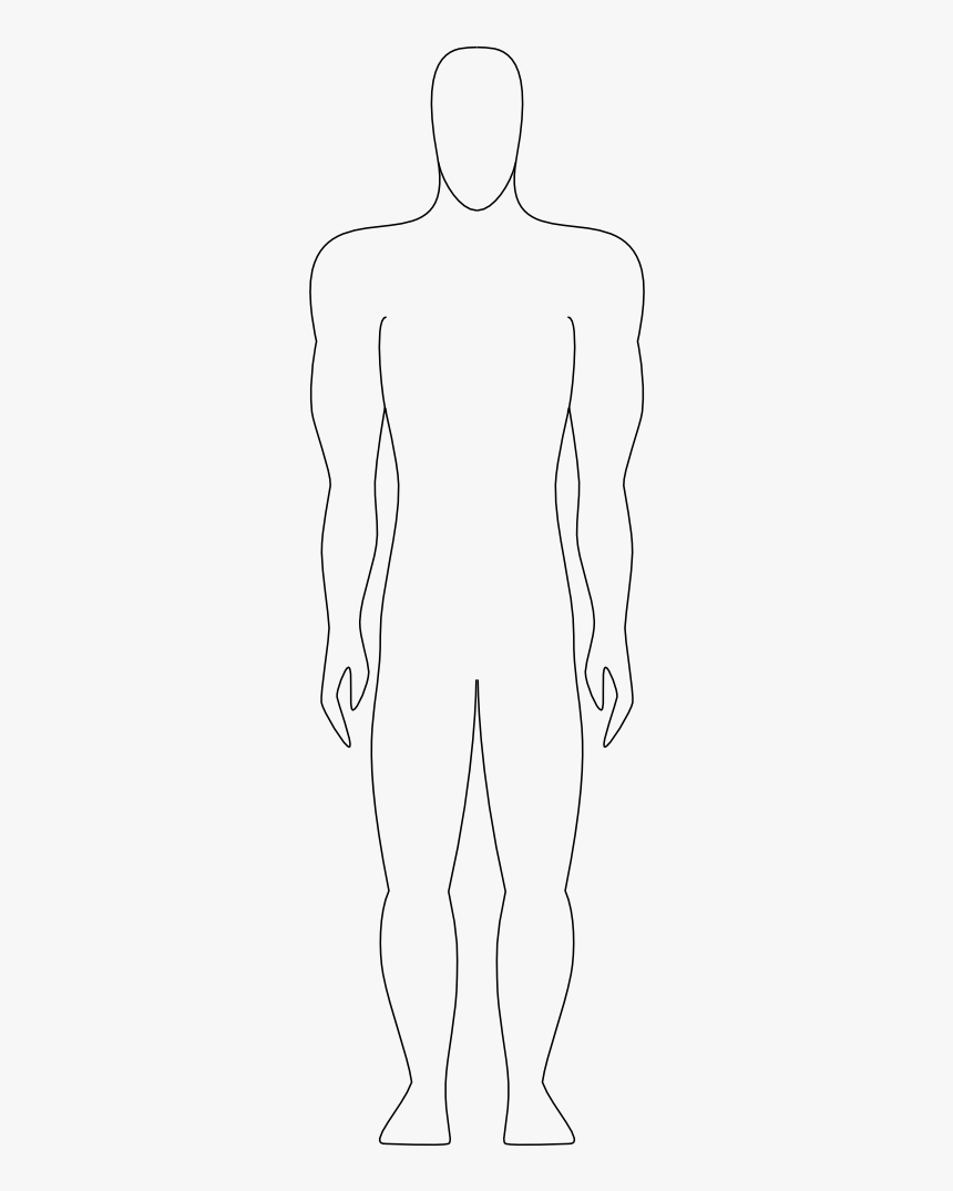 Human Figure - Line Art, HD Png Download, Free Download