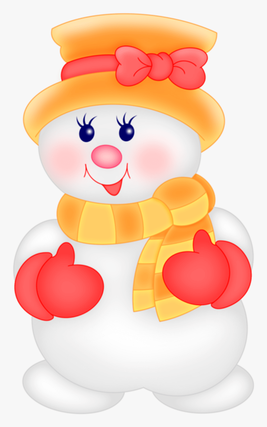 Transparent Cute Snowman Png - Christmas Cute Snowman Clip Art, Png Download, Free Download