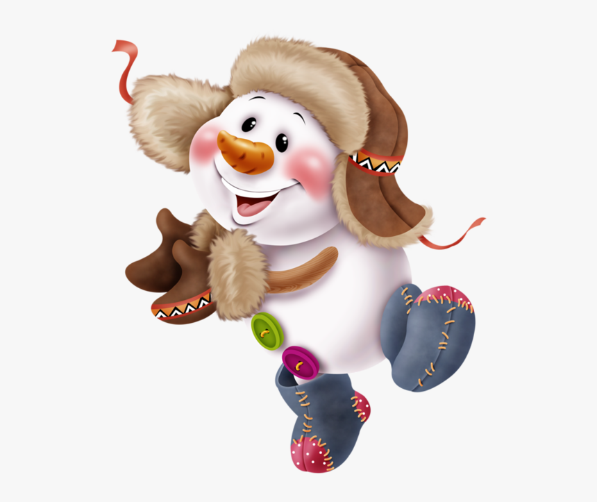 Cute Snowman Clipart, HD Png Download, Free Download