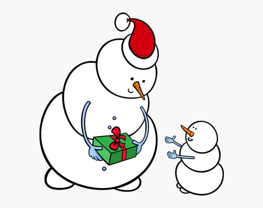 Transparent Cute Snowman Png - Clipart Of Funny Snowman, Png Download, Free Download