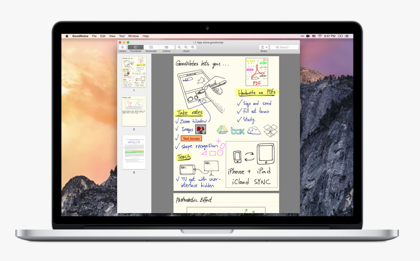 Goodnotes Mac, HD Png Download, Free Download