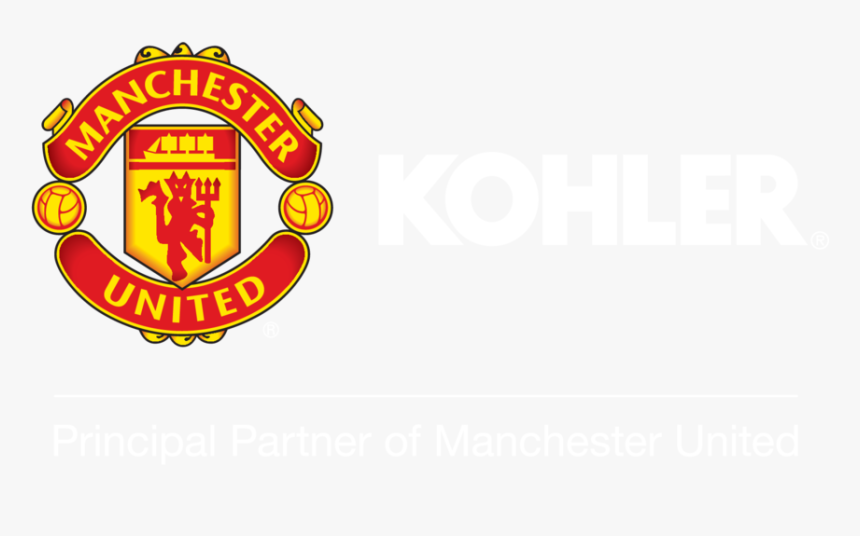 Kohler Partnership Logo On Black Rgb - Transparent Background Manchester United Logo, HD Png Download, Free Download