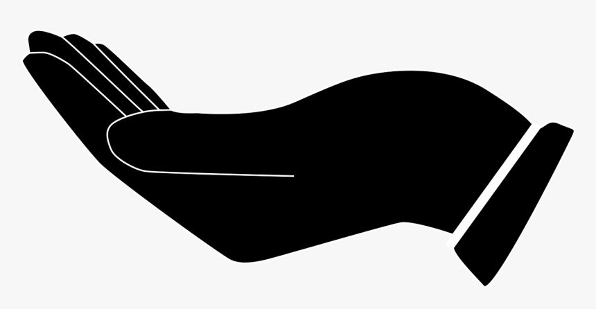 Silhouette Cupped Hand, HD Png Download, Free Download