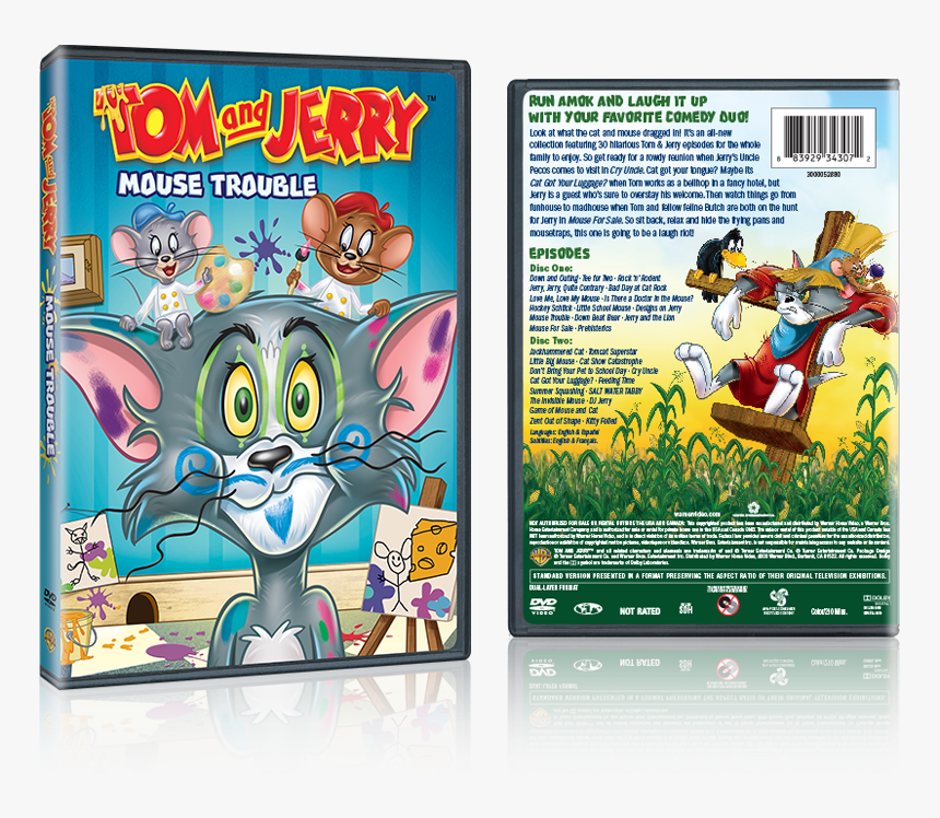 Tom And Jerry Mouse Trouble Dvd, HD Png Download, Free Download