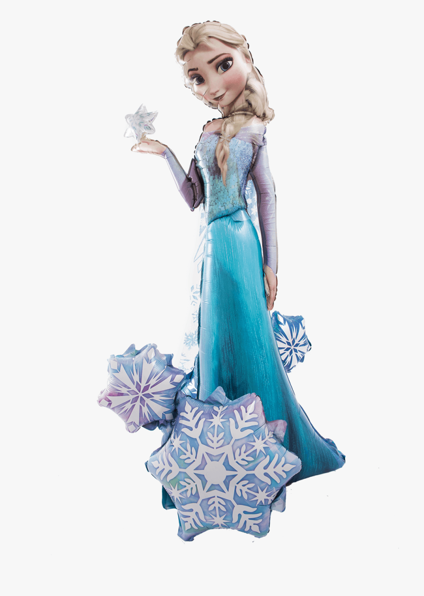 An Airwalker Balloon Of The Disney Character Elsa From - Elsa Airwalker Balloon, HD Png Download, Free Download