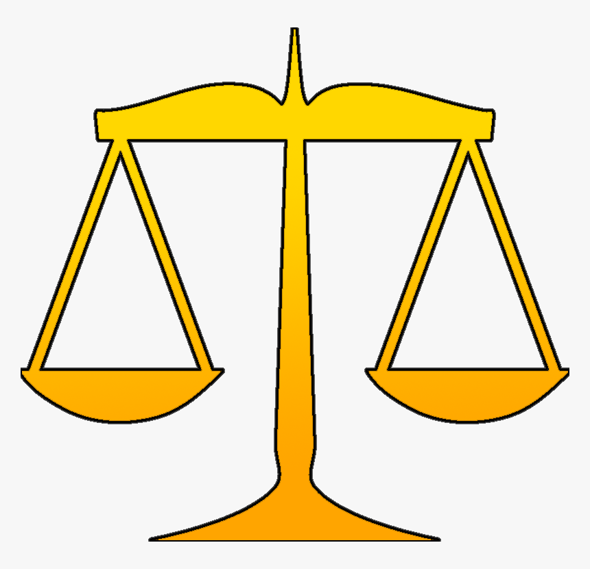 Scales Of Justice Png - Justice Scales Clipart, Transparent Png, Free Download