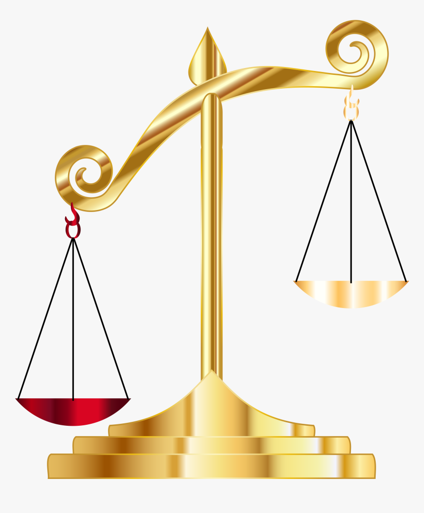 Measuring Scales Justice Clip Art - Balance Scale Png, Transparent Png, Free Download