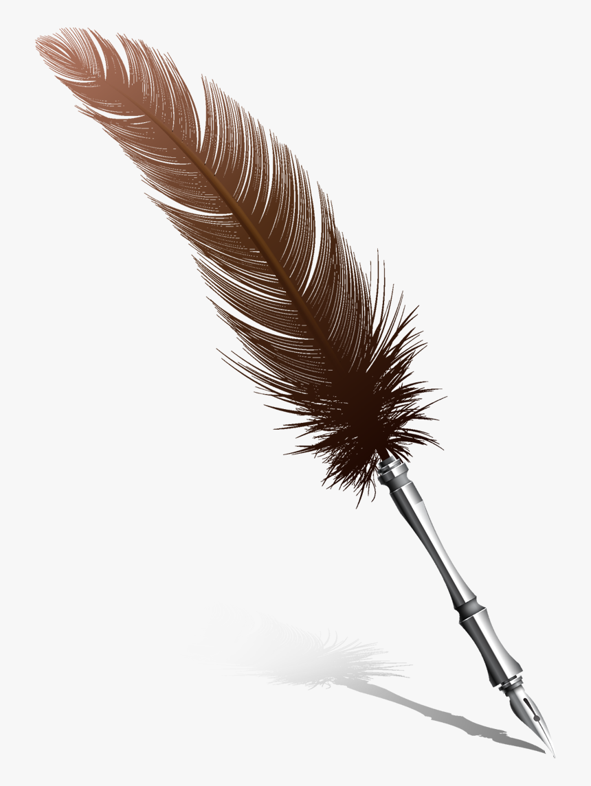 Feather Pen Nib Transprent Png Free Download - Transparent Background Feather Pen, Png Download, Free Download