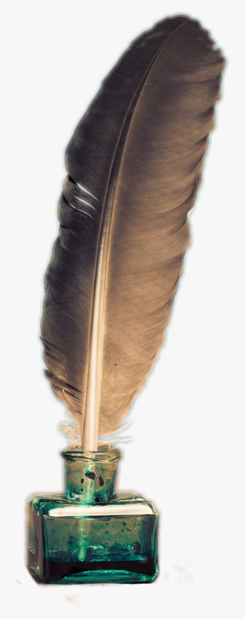 #feather #pen #ink #old - Umbrella, HD Png Download, Free Download