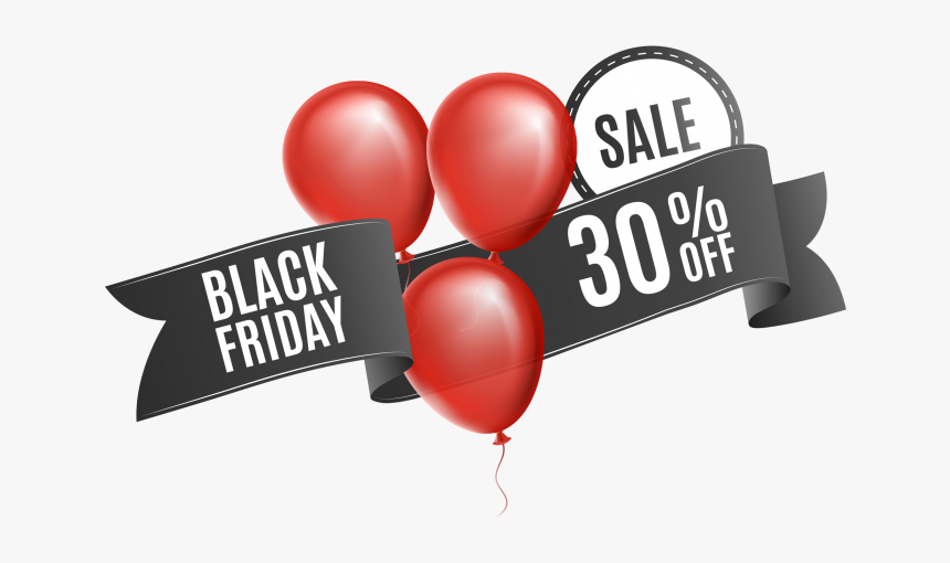 Black Friday Png - Balloon, Transparent Png, Free Download