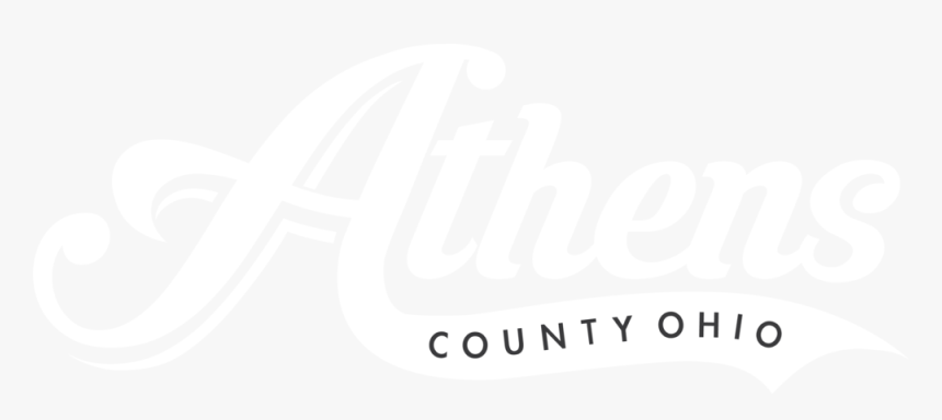 2019 Logo Athenscounty White 01 - Calligraphy, HD Png Download, Free Download