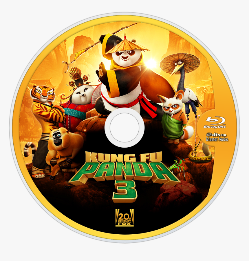Download Kung Fu Panda 3 2016 Movie Free - Kung Fu Panda 3 Bluray Disc, HD Png Download, Free Download