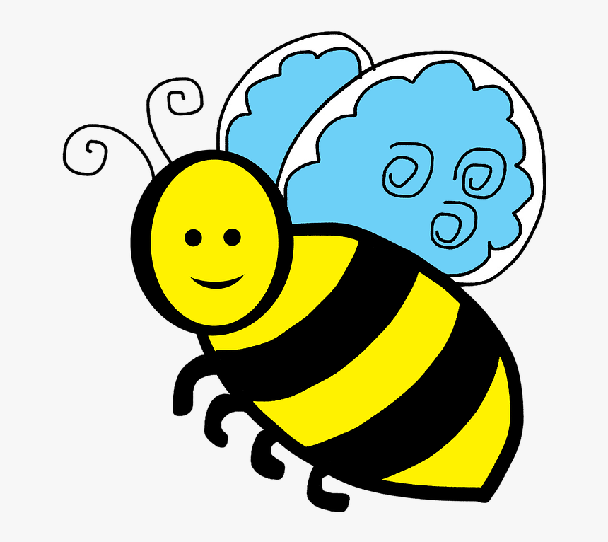 Flying Bee Cliparts 26, Buy Clip Art - Bee Wrap Cartoon, HD Png Download, Free Download