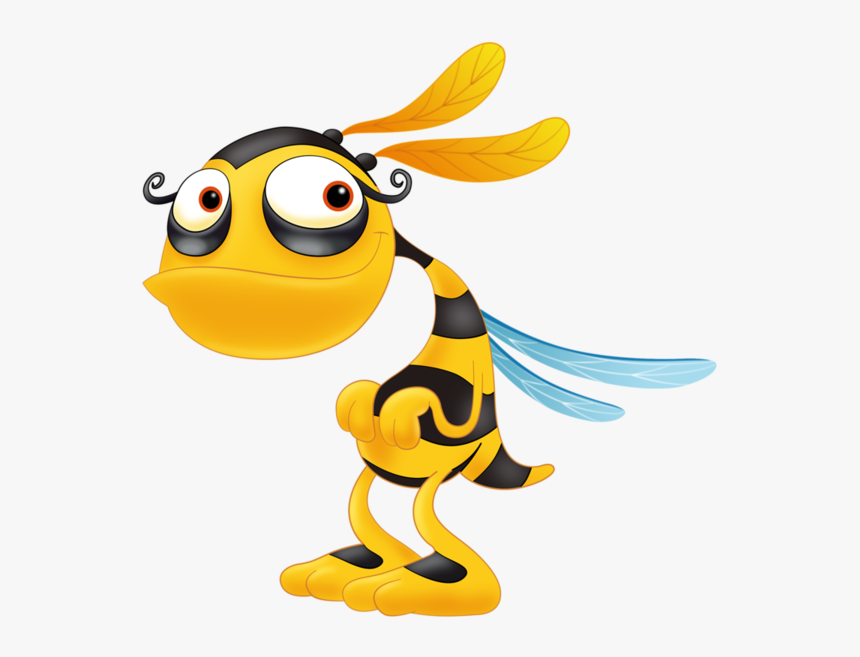 Transparent Bee Clipart - Funny Bee, HD Png Download, Free Download