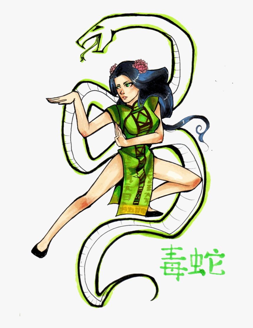 Viper Kung Fu Panda By Glory Day - Viper As A Human, HD Png Download, Free Download