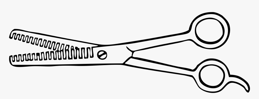 Two Blade Thinning Shears Clip Arts - Thinning Shears Clipart, HD Png Download, Free Download