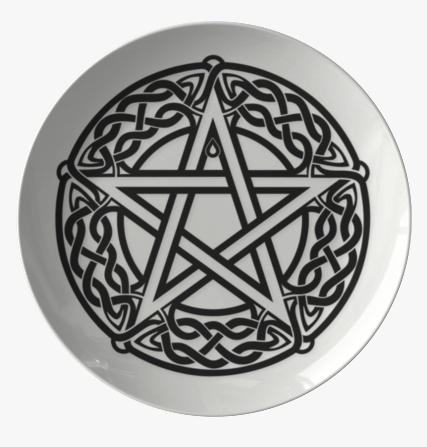 Wicca Pentacle Plate , Png Download, Transparent Png, Free Download