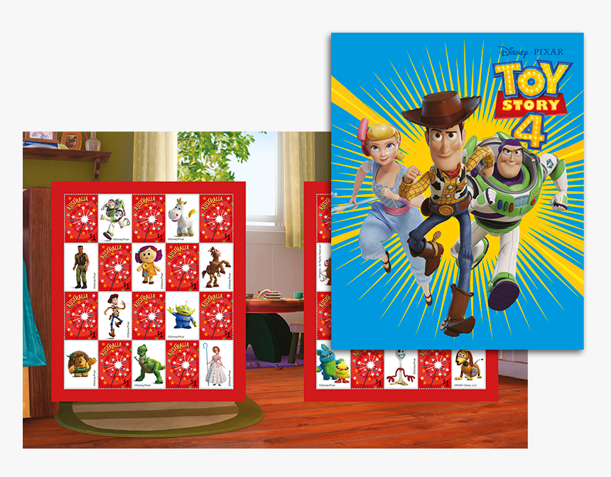 Toy Story 4 Stamp Pack - Disney Postage Stamp Toy Story, HD Png Download, Free Download