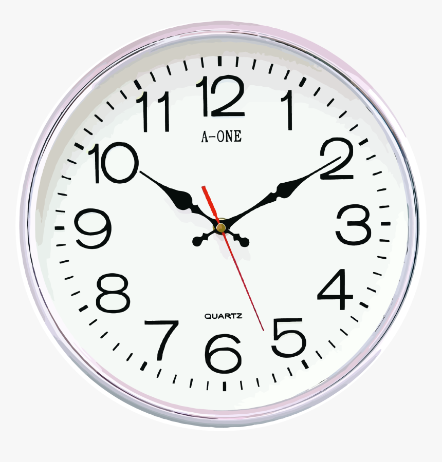 Transparent Wall Clock Clipart - Wall Clock Vastu, HD Png Download, Free Download