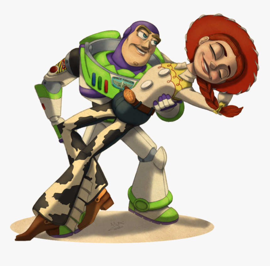 Toy Story Buzz And Woody Png - Buzz Lightyear E Jessie, Transparent Png, Free Download