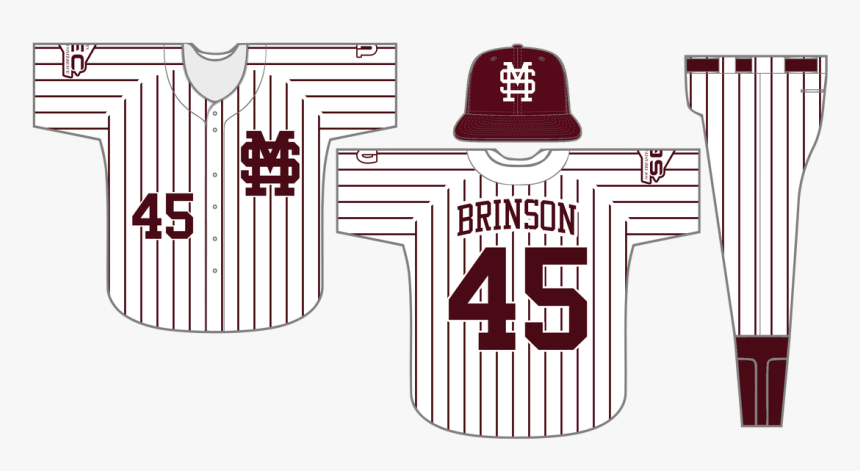 mississippi state baseball jersey pinstripe