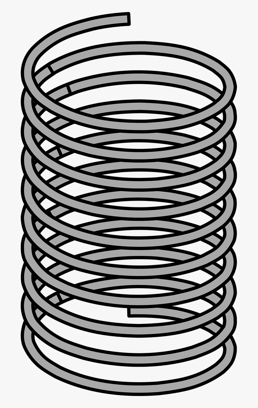 Metal Spring Cliparts - Coil Spring Clip Art, HD Png Download, Free Download