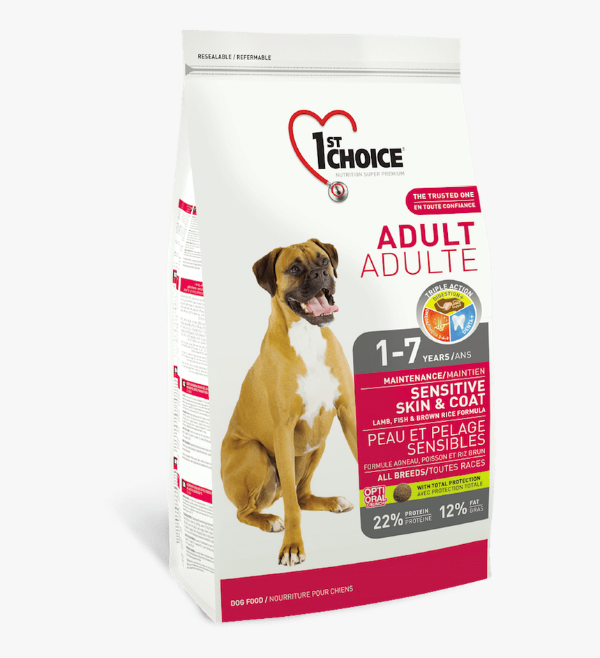 Food For Dogs - 1st Choice Adult Sensitive Skin Coat, HD Png Download, Free Download