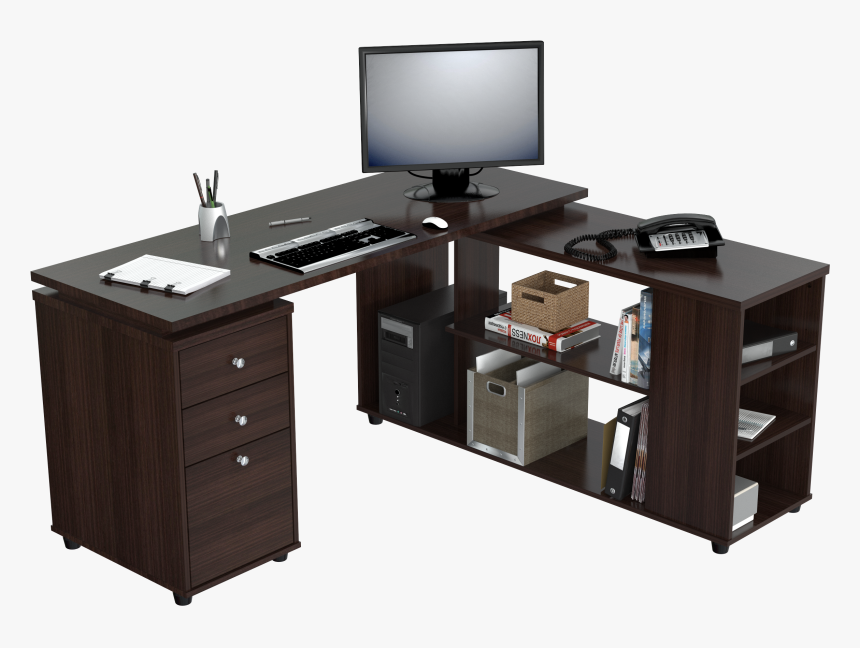 Computer Desk Png, Transparent Png, Free Download