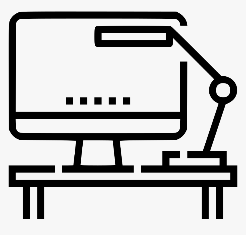 Computer Desk - Icon, HD Png Download, Free Download