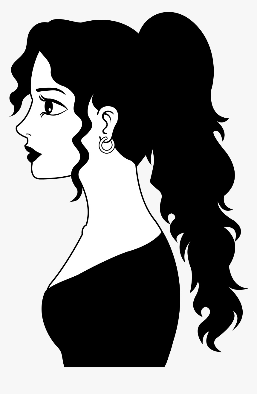 Pioneer Clipart Silhouette - Woman Clip Art Black And White, HD Png Download, Free Download